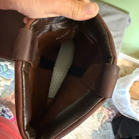 BRAHMA Hutch II Leather Western Work Boots Mens Size 13W 5593743 Steel Toe - Picture 12 of 14